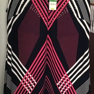 JM Collection Dresses - Jm Collection Chain-Link-Trim Shift Dress, Size L JM Collection Dresses - Jm Collection Chain-Link-Trim Shift Dress, Size L